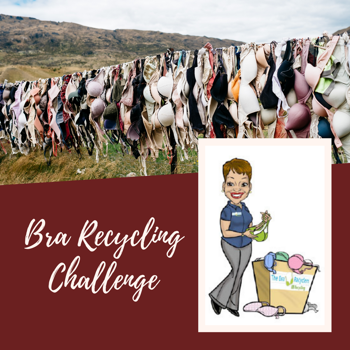 Bra Recycling Challenge Filly Rose