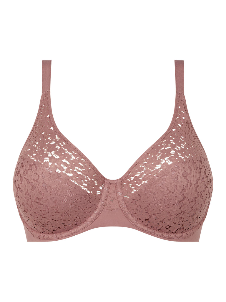 Chantelle Norah Comfort Supportive Wirefree Bra- Pale Rose