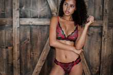 Load image into Gallery viewer, Pomegranate Love Comfy Lace Bralette
