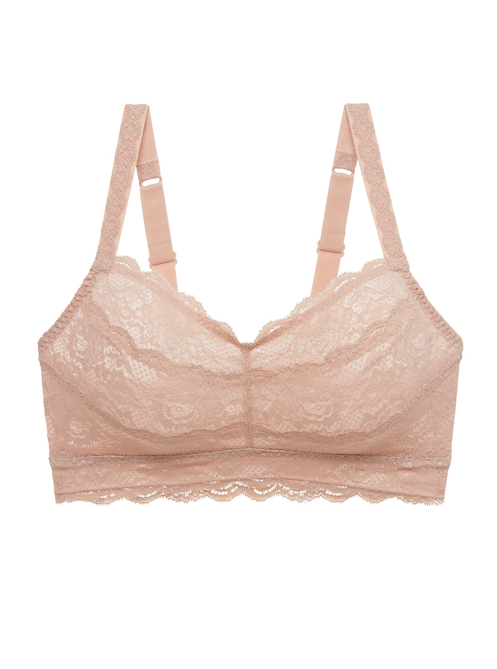 Cosabella Never Say Never Extended Soft Sweetie Bralette in Blush - Busted  Bra Shop