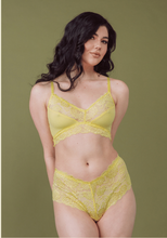 Load image into Gallery viewer, Rib and Lace Lemonade High Waist Thong
