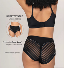 Load image into Gallery viewer, Lace Stripe Undetectable Classic Shaper Panty
