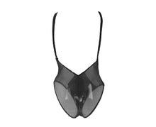 Load image into Gallery viewer, Pomegranate Love Black Velvet and Tulle Cut Out Bodysuit
